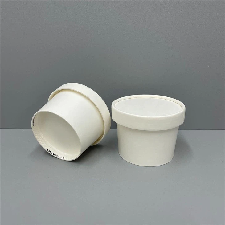 8oz Ice Cream Cups With Lids