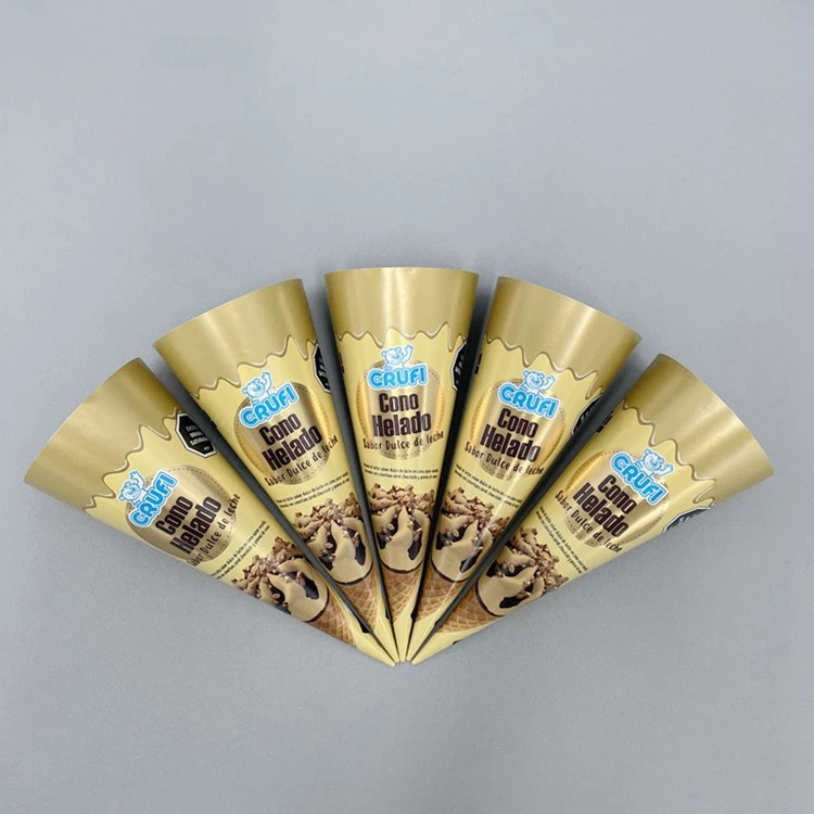 Custom Ice Cream Paper Cone Sleeve